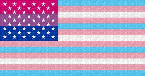 Bisexual transgender American flag - 免费PNG