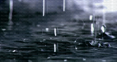gouttes de pluie - Gratis animerad GIF