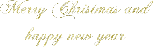 feliz navidad  año nuevo text gif dubravka4 - GIF animate gratis