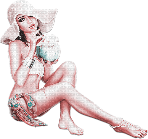 soave woman fashion summer beach cocktail - nemokama png
