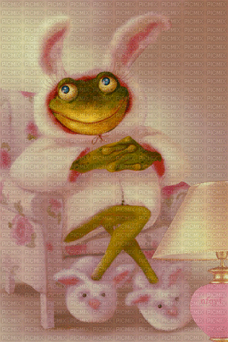Cute Frog - GIF เคลื่อนไหวฟรี