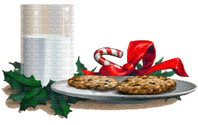 Cookies para o pai Natal - Gratis animeret GIF