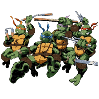 Kaz_Creations Cartoon Teenage Mutant Ninja Turtles - Free PNG
