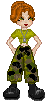 Pixel Diva Military Doll - 免费动画 GIF