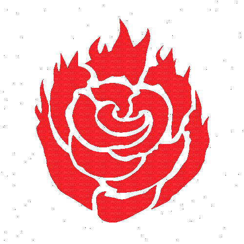 Ruby Rose emblem RWBY by DarthSuki - Animovaný GIF zadarmo