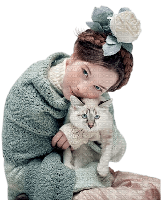 loly33 enfant chat hiver - zadarmo png