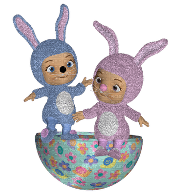 Kaz_Creations Dolls Easter Friends - 無料png