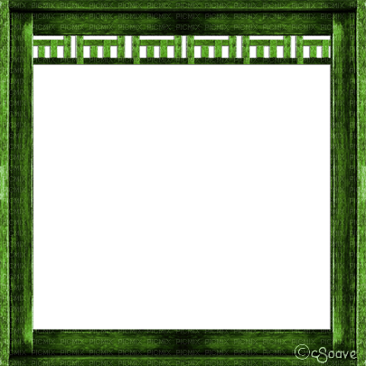 soave frame windows oriental green - PNG gratuit