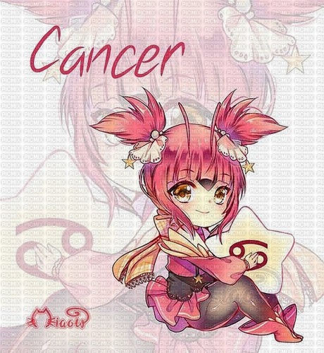 cancer anime girl zodiac - zadarmo png