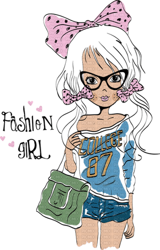 MMarcia girl fille  garota fashion - png gratuito