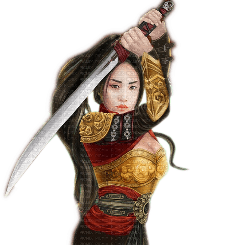 Rena Asian Warrior Kämpferin - 無料png