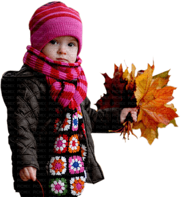 Kaz_Creations Baby Enfant Child Girl Autumn - Free PNG