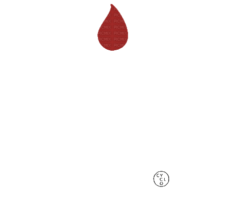 kapka krve - Animovaný GIF zadarmo