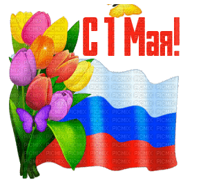 1st of May - Бесплатный анимированный гифка