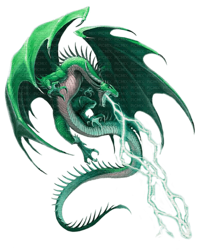 green dragon by nataliplus - бесплатно png