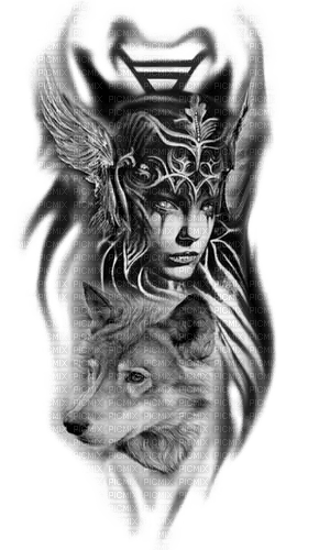 Loup.Wolf.Goth.Fantasy.Victoriabea - Free PNG