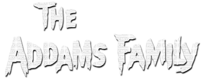 Kaz_Creations Logo Text The Addams Family - gratis png