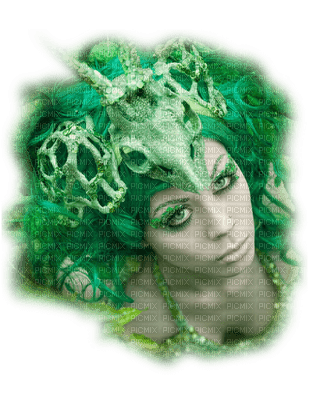 Kaz_Creations Woman Femme Green - png grátis
