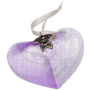 hjärta-heart-purple--lila - png gratis
