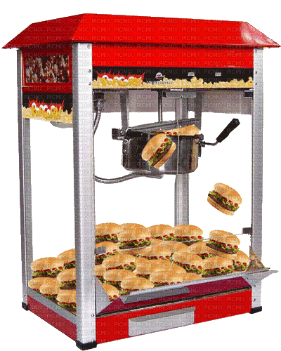 Burgermachine - Zdarma animovaný GIF