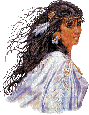 American Indian woman bp - 免费动画 GIF