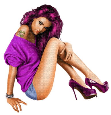 Kaz_Creations Woman Femme Colours Colour-Girls - zdarma png