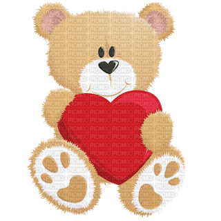 Kaz_Creations Valentine Deco Love Cute Teddy Bear - gratis png