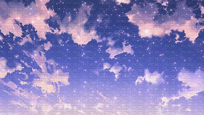 blue glitter sky - Animovaný GIF zadarmo