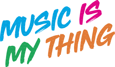 Music Is My Thing Text - Bogusia - PNG gratuit