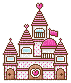 Pink castle - Free animated GIF