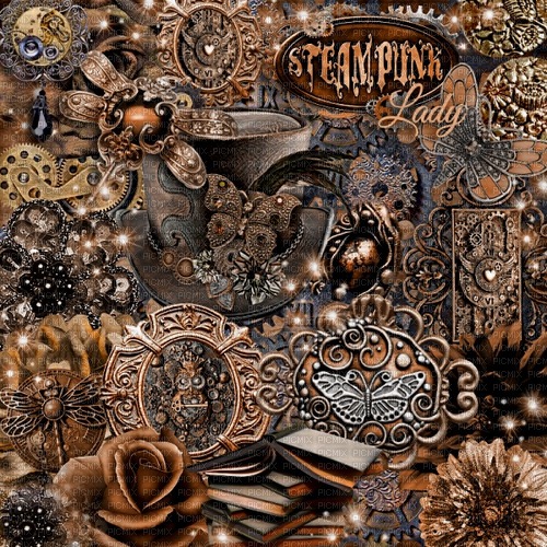 steampunk background nataliplus - png gratuito
