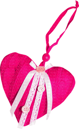 Heart.White.Pink - darmowe png