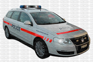 voiture police - Безплатен анимиран GIF