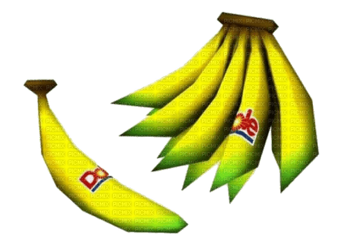 low poly banana - бесплатно png