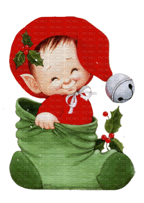 CHRISTMAS  elves lutins noel gif - 無料のアニメーション GIF