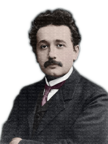 Rena Albert Einstein jung Vintage Man Mann - darmowe png