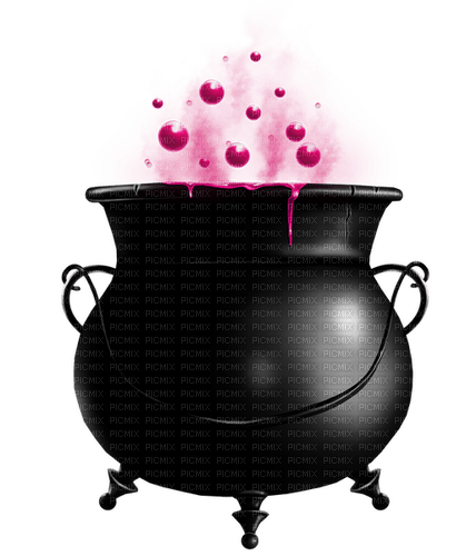 Cauldron.Black.Pink - kostenlos png