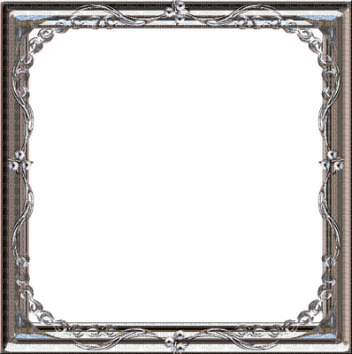 silver frame - png grátis