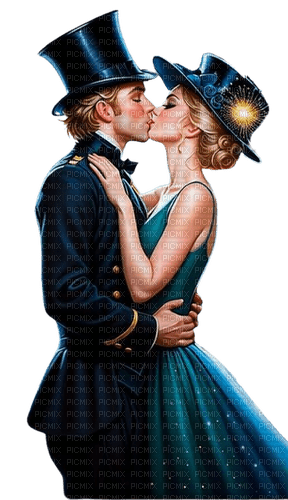 couple, winter, silvester - kostenlos png