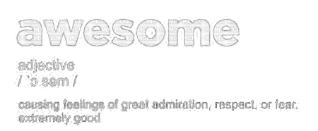 awesome text - 無料png