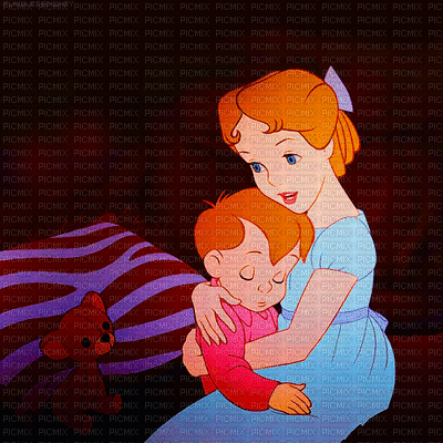 Tierno abrazo de mamá - Ingyenes animált GIF