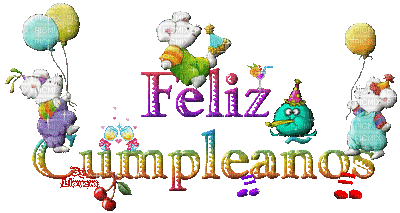 FELIZ CUMPLEAÑOS - Free animated GIF