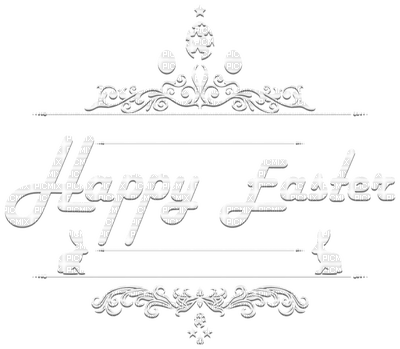 Kaz_Creations Easter Deco Text Logo Happy Easter - PNG gratuit