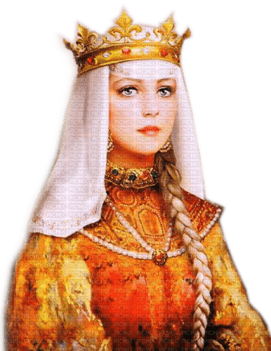 Rena Vintage Medieval Queen Woman Frau - zadarmo png