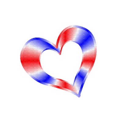 Kaz_Creations America 4th July Independance Day American Heart - ücretsiz png