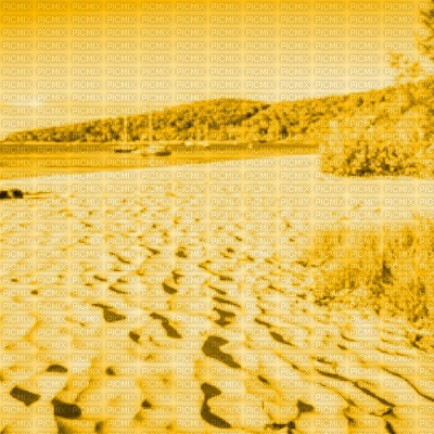 Yellow Beach Background - ilmainen png