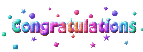 congratulations - 無料のアニメーション GIF