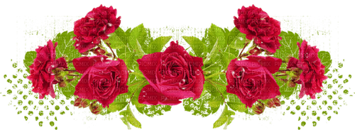 Red Roses.Deco.Flowers.Fleurs.Victoriabea - PNG gratuit