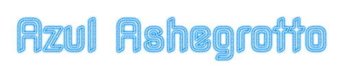 Azul name text - δωρεάν png