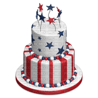 Patriotic Cake - png ฟรี